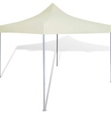 VidaXL Partytent inklapbaar 3x3 m crème