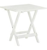 VidaXL Bistrotafel 46x46x47 cm massief acaciahout wit