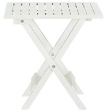VidaXL Bistrotafel 46x46x47 cm massief acaciahout wit