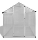 VidaXL Tuinkas met basisframe 4,6 m² versterkt aluminium