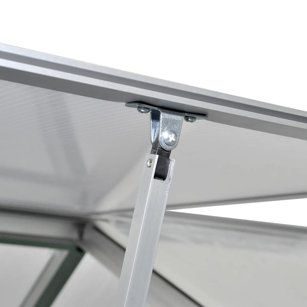 VidaXL Tuinkas met basisframe 4,6 m² versterkt aluminium