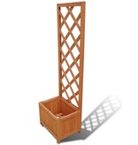 VidaXL Plantenbak met klimrek 40x30x135 cm