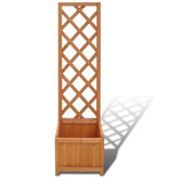 VidaXL Plantenbak met klimrek 40x30x135 cm