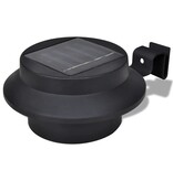 VidaXL Solar buitenlampset 6 stuks zwart
