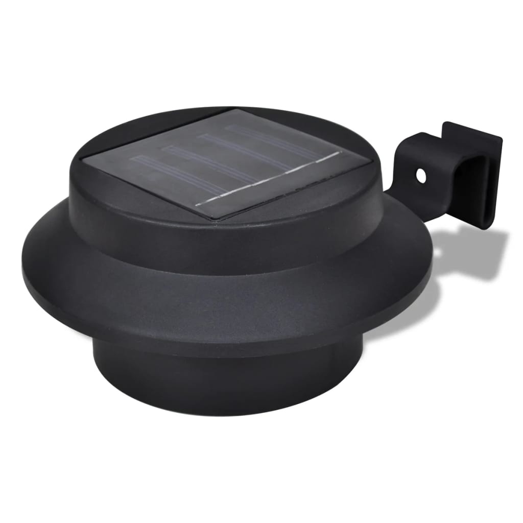 VidaXL Solar buitenlampset 6 stuks zwart