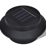 VidaXL Solar buitenlampset 6 stuks zwart
