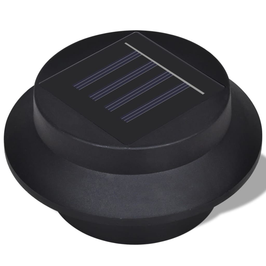 VidaXL Solar buitenlampset 6 stuks zwart