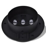 VidaXL Solar buitenlampset 6 stuks zwart
