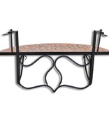 VidaXL Balkontafel hangend mozaïek terracottakleurig