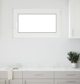 VidaXL Kelderraam "RISOR" 100x60 cm draai-kiep DIN rechts wit