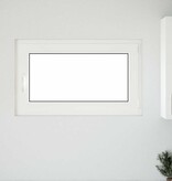 VidaXL Kelderraam "RISOR" 100x60 cm draai-kiep DIN rechts wit