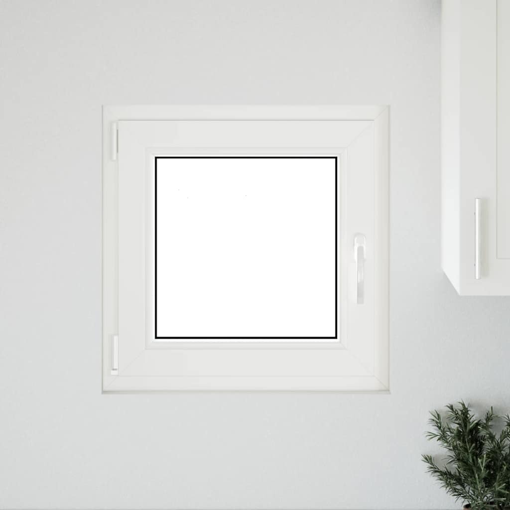 VidaXL Kelderraam "RISOR" 50x50 cm draai-kiep DIN links wit