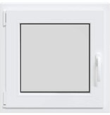 VidaXL Kelderraam "RISOR" 50x50 cm draai-kiep DIN links wit