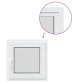 VidaXL Kelderraam "RISOR" 50x50 cm draai-kiep DIN rechts wit