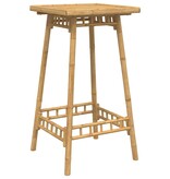 VidaXL Bartafel voor buiten vierkant 55x55x100 cm bamboe