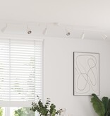 VidaXL Plafondspot 6 Weg Verstelbaar Wit GU10