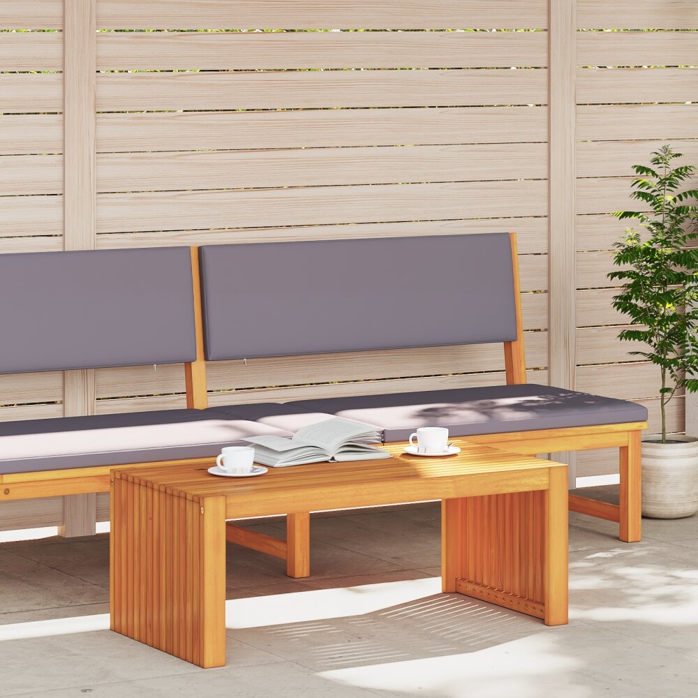 VidaXL Tuin Salontafel 90x45x35 cm Massief Hout Acacia