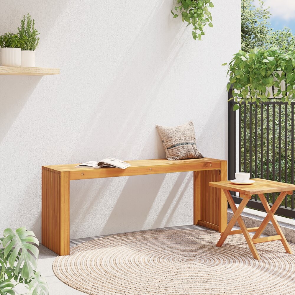 VidaXL Tuinbank lattenontwerp 110x30x45 cm Massief Hout Acacia
