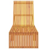 VidaXL Zonnebed 200x55x30 cm Massief Acaciahout