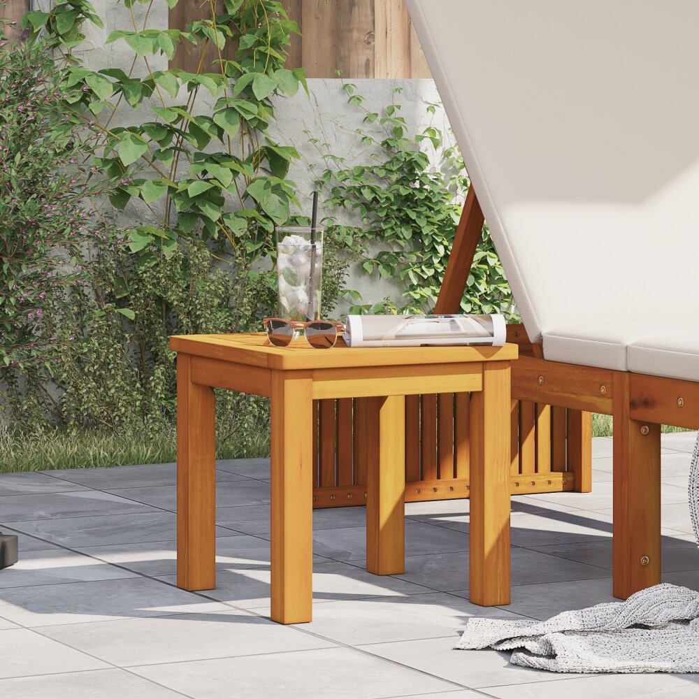 VidaXL Tuin Tafel 35x35x34 cm Massief Hout Acacia