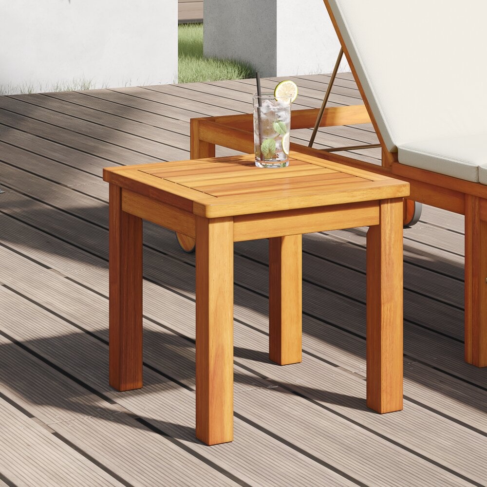 VidaXL Tuin Tafel 35x35x34 cm Massief Hout Acacia
