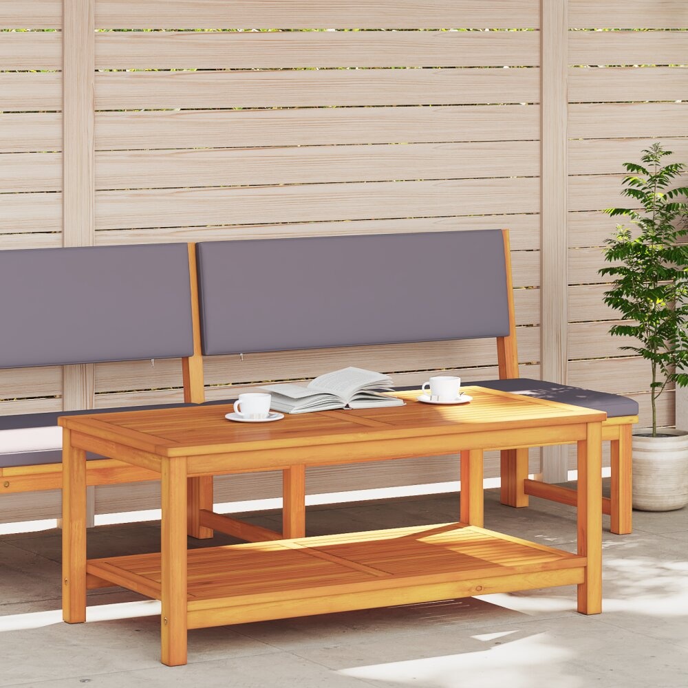 VidaXL Salontafel 70x40x45 cm Massief Acaciahout