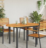 VidaXL Tafelblad 120x70x2,2 cm Ovaal Massief Houten Acacia