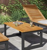 VidaXL Tafelblad 100x50x2,2 cm Rechthoekig Massief Houten Acacia