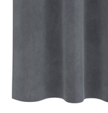 VidaXL Blackout Gordijnen met Topband 2 stuks Super Lichtgrijs Velvet