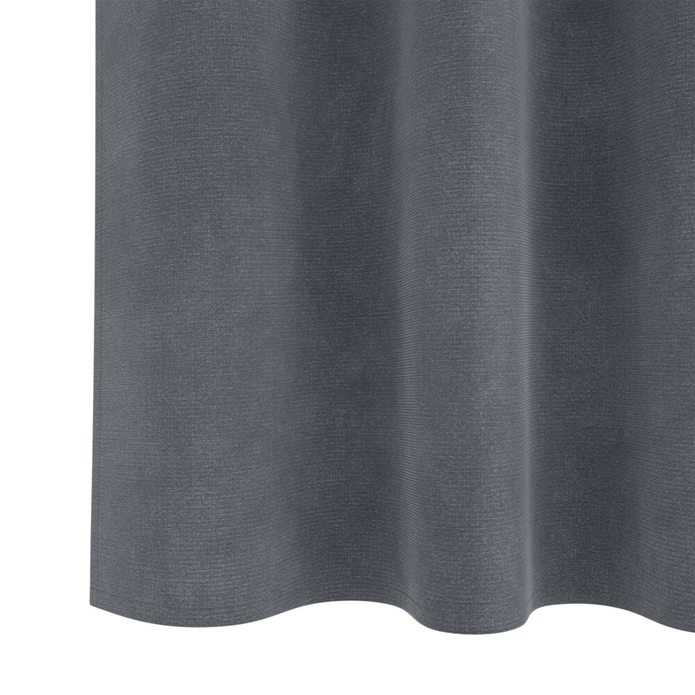 VidaXL Blackout Gordijnen met Topband 2 stuks Super Lichtgrijs Velvet