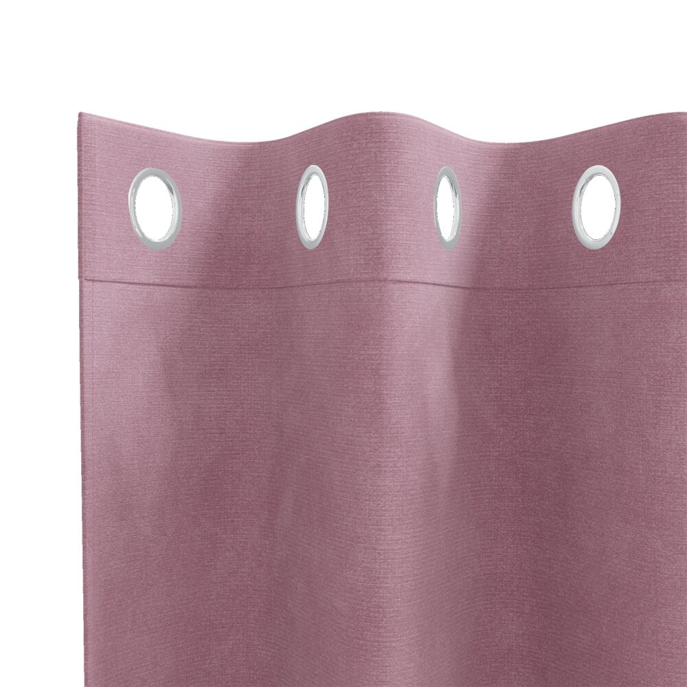 VidaXL Blackout Gordijnen met Oogjes 2 stuks Donkerroze Velvet