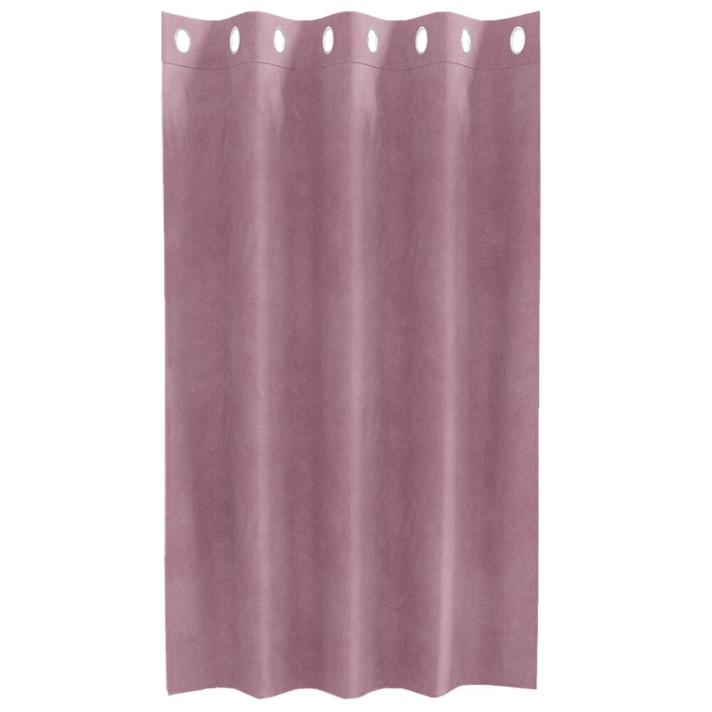 VidaXL Blackout Gordijnen met Oogjes 2 stuks Donkerroze Velours