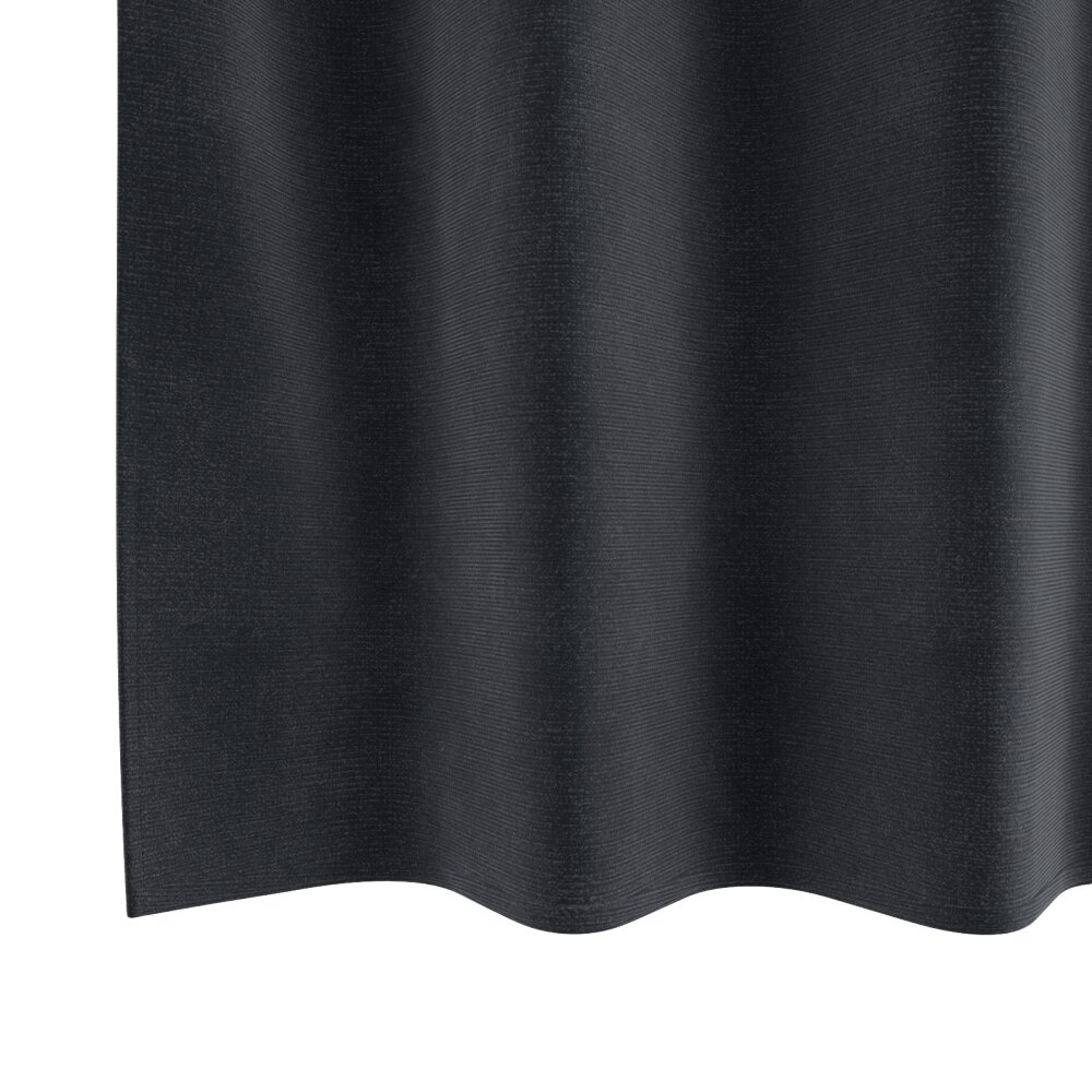 VidaXL Blackout Gordijnen met Oogjes 2 stuks Donkergrijs Fluweel