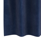 VidaXL Blackout Gordijnen met Oogjes 2 stuks Donkerblauwe Velours