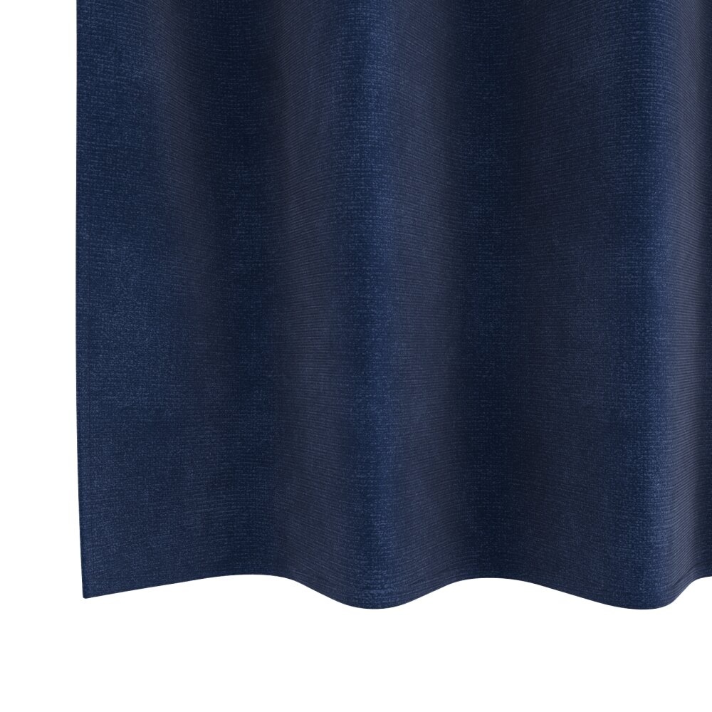 VidaXL Blackout Gordijnen met Oogjes 2 stuks Donkerblauwe Velours