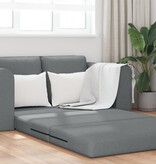 vidaXL Vloer Sofa Bed 2-in-1 Donkergrijs 148x71x83 cm Stoffen