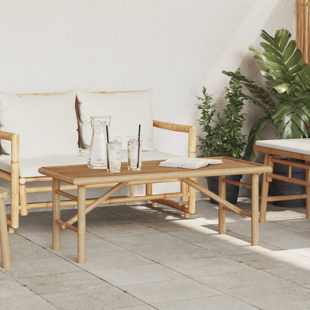vidaXL Salontafel 110x50x43 cm Bamboe