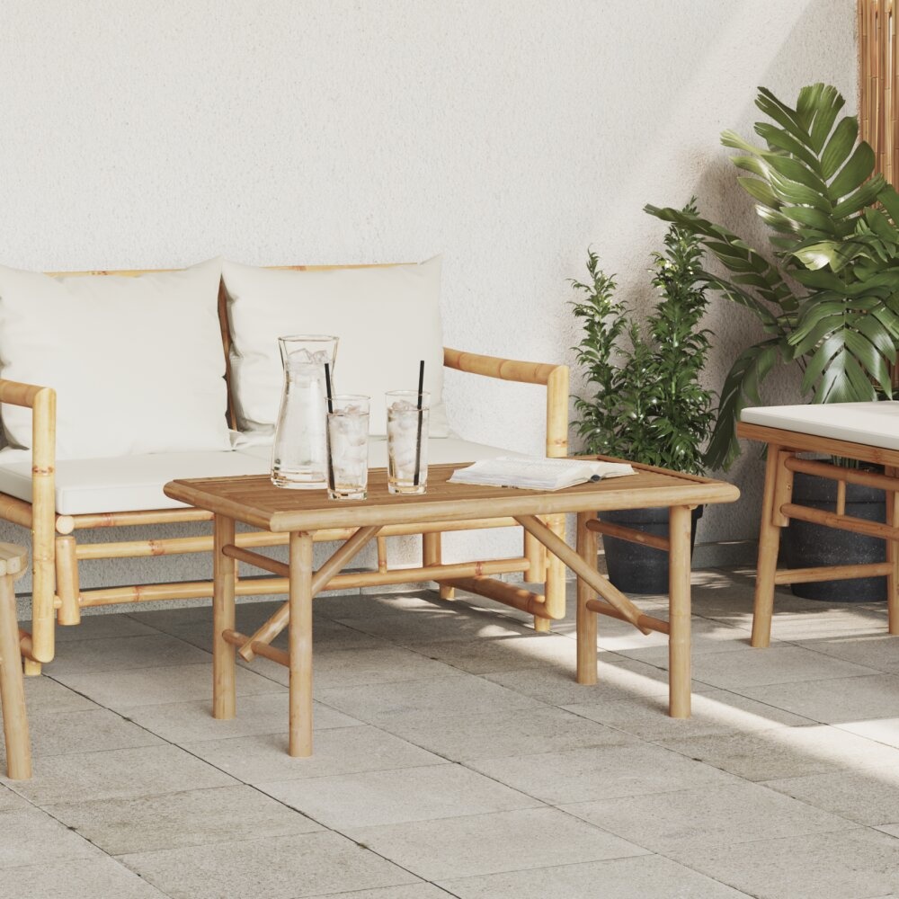 vidaXL Salontafel 90x50x43 cm Bamboe