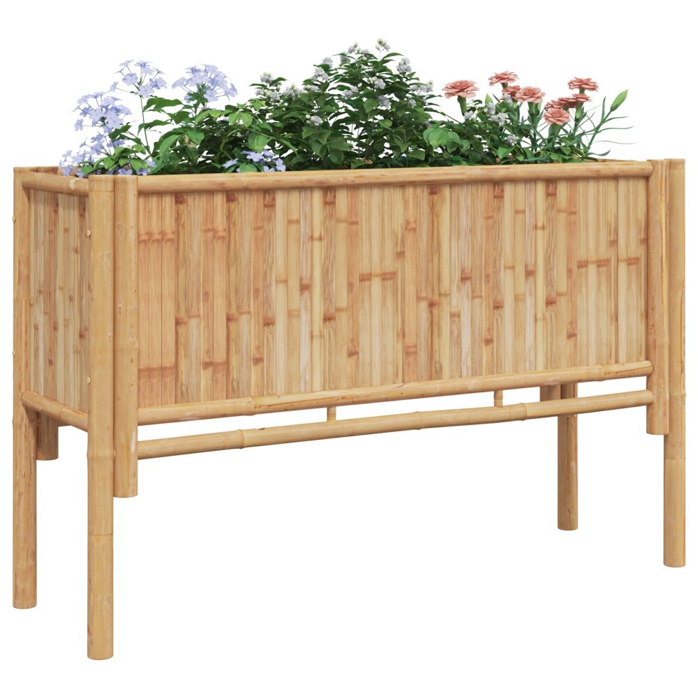 vidaXL Tuin Houten Kweekbed 110x35x70 cm Bamboe