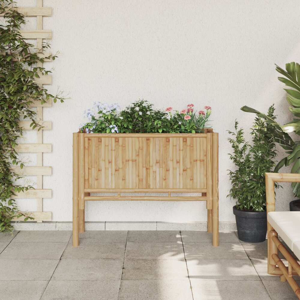 vidaXL Tuin verhoogde bed 90x35x70 cm Bamboe