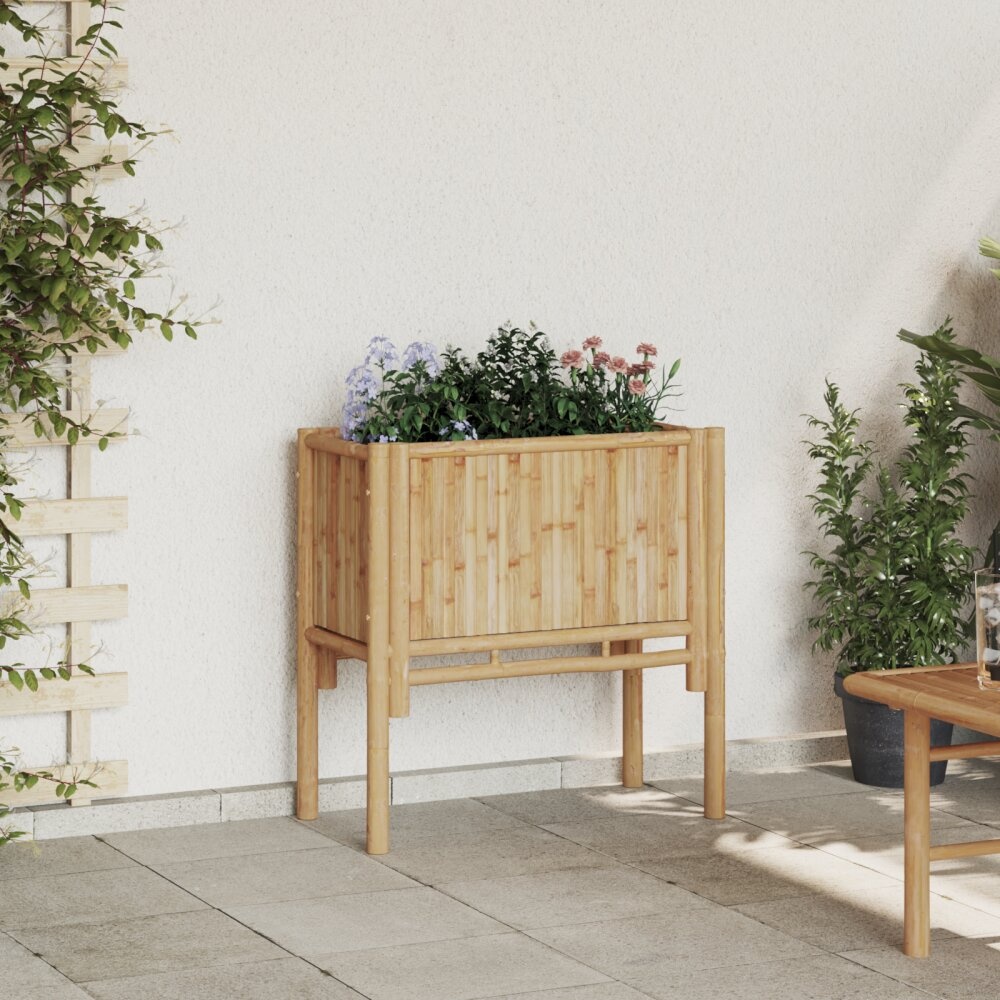 vidaXL Tuinbouw Verhoogde Bed 70x35x70 cm Bamboe