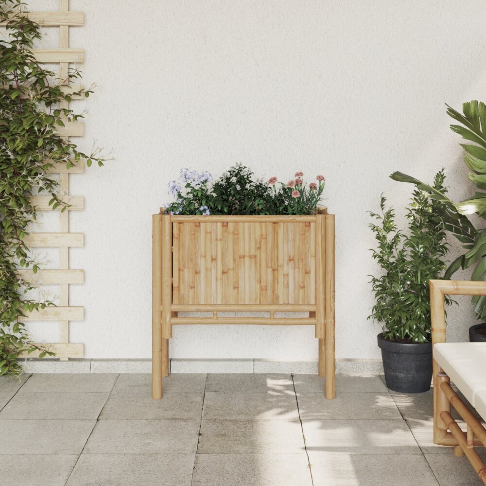 vidaXL Tuinbouw Verhoogde Bed 70x35x70 cm Bamboe
