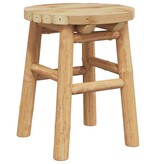 vidaXL Lage Kruk Rond Ø30x36 cm Bamboe