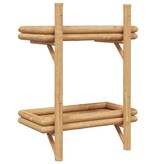 vidaXL Wandplank 2-Tier 45x26x60 cm Bamboe