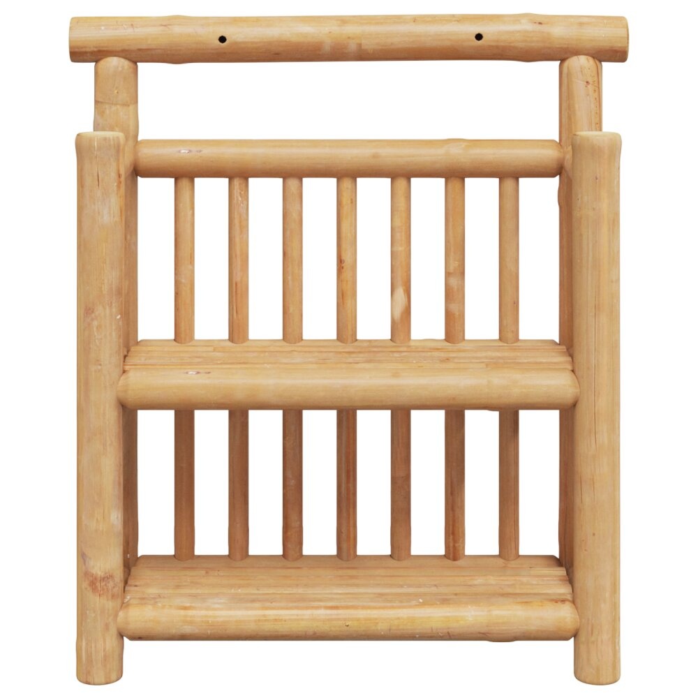 vidaXL Wandplank 2 niveau's 40x13x44 cm Bamboe