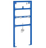 vidaXL Verborgen Montageframe voor Urinoir 50x115-139 cm Staal