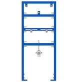 vidaXL Verborgen Montageframe voor Urinoir 50x115-139 cm Staal