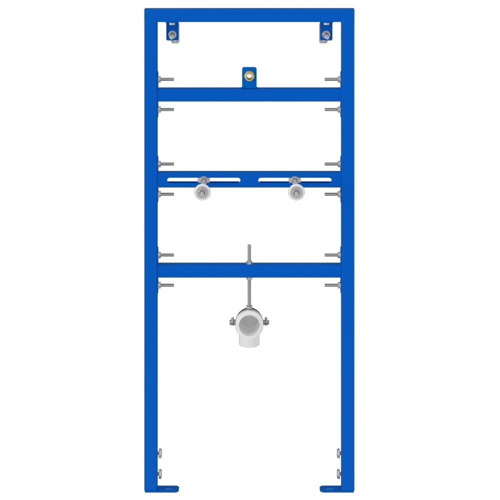 vidaXL Verborgen Montageframe voor Urinoir 50x115-139 cm Staal