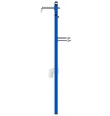 vidaXL Verborgen Montageframe voor Urinoir 50x115-139 cm Staal