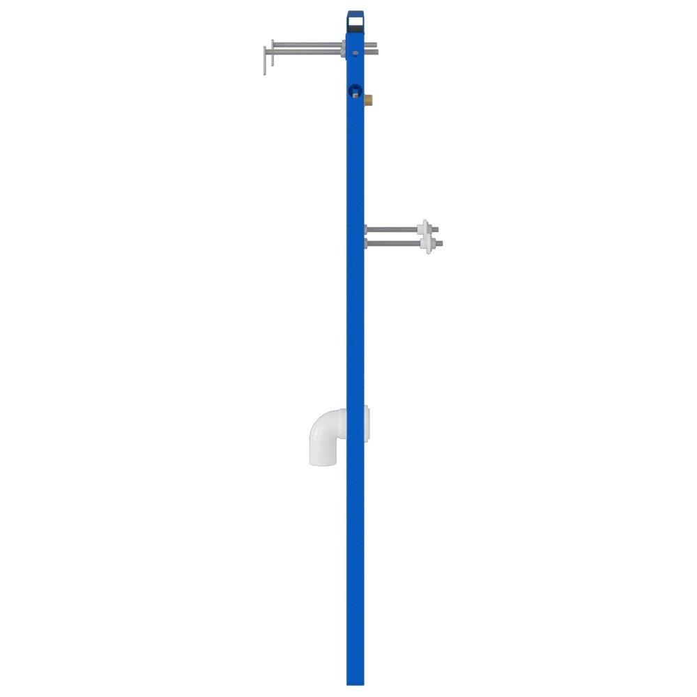vidaXL Verborgen Montageframe voor Urinoir 50x115-139 cm Staal